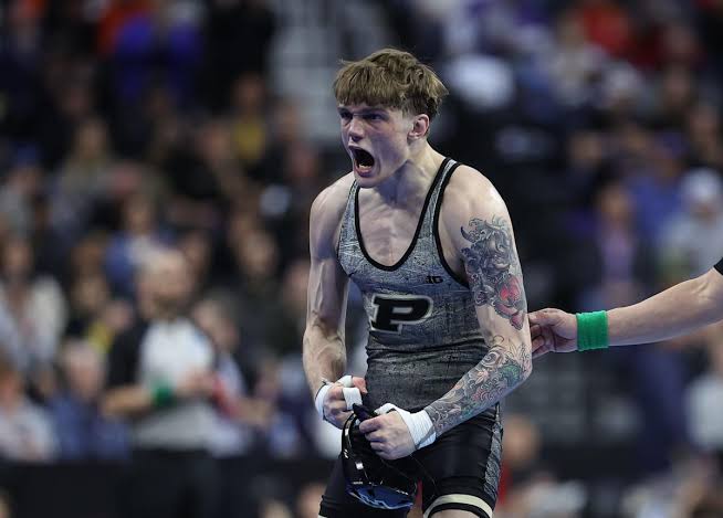 REPORT: Purdue’s Joey Blaze upsets top-ranked Penn State wrestler at NCAA Wrestling Championships…….