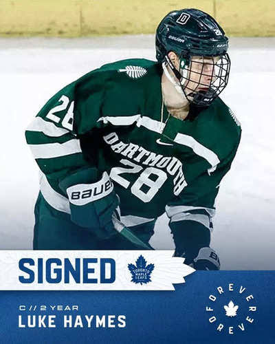 Breaking News: NCAA standout star who was signed by the Toronto Maple Leafs wants to return back to NCAA standout , in his speech …I MADE A MISTAKE