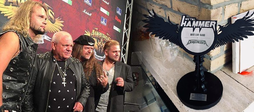 Accept Udo Dirkschneider has won the Metal Hammer award last night…
