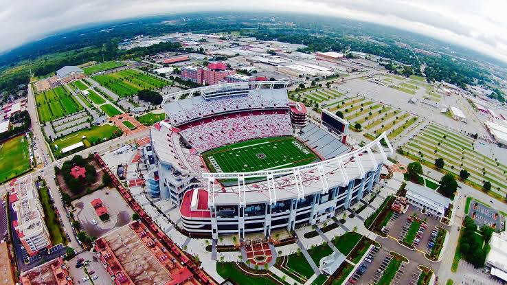 DEAL ACCEPTED: Oklahoma Memorial Stadium, home to the University Oklahoma Sooner team, has been named the greatest SEC stadium of all time, surpassing Jordan-Hare Stadium, Sanford Stadium, Neyland Stadium, and others…….