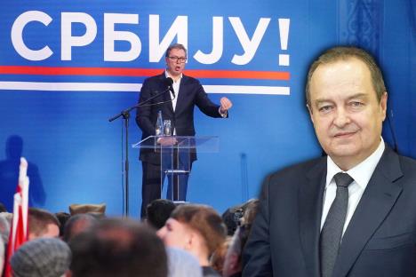 BLOKADERI U NIŠU HTELI SILOM DA SE POPNU NA BINU GDE JE VUČIĆ DRŽAO GOVOR! Dačić: Policija sprečila incident, na skupu je bilo 100.000 ljudi, a na drugom 2.500….