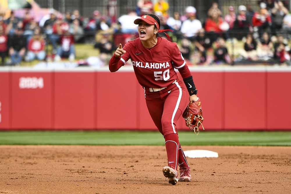 Oklahoma second baseman and ‘Iolani alum Ailana Agbayani was named SEC Player of the Week after a..
