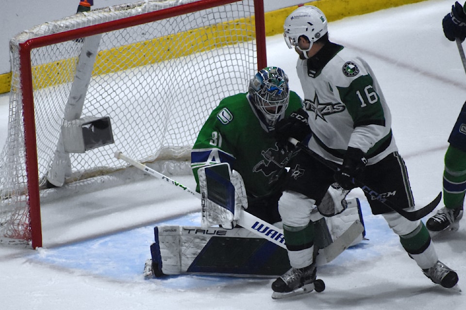 Abbotsford Canucks take commanding 2-0 lead with big help from defence men…
