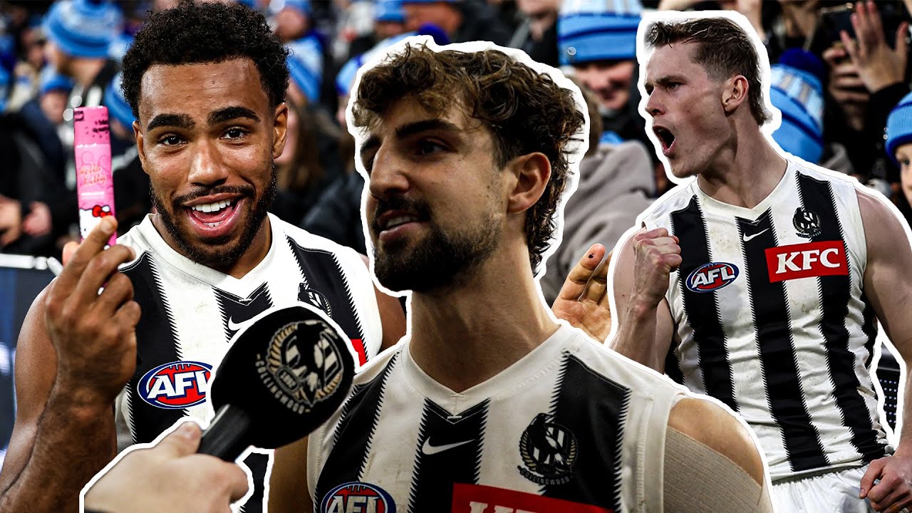 Inside Collingwood’s locker room after one-point win….