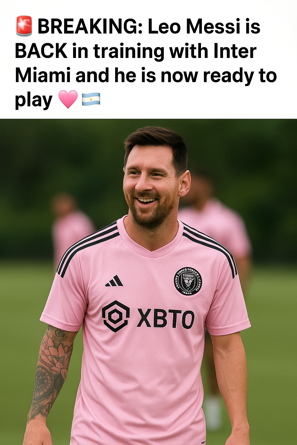 BREAKING: Leo Messi Back to Inter Miami and Ready to Play………