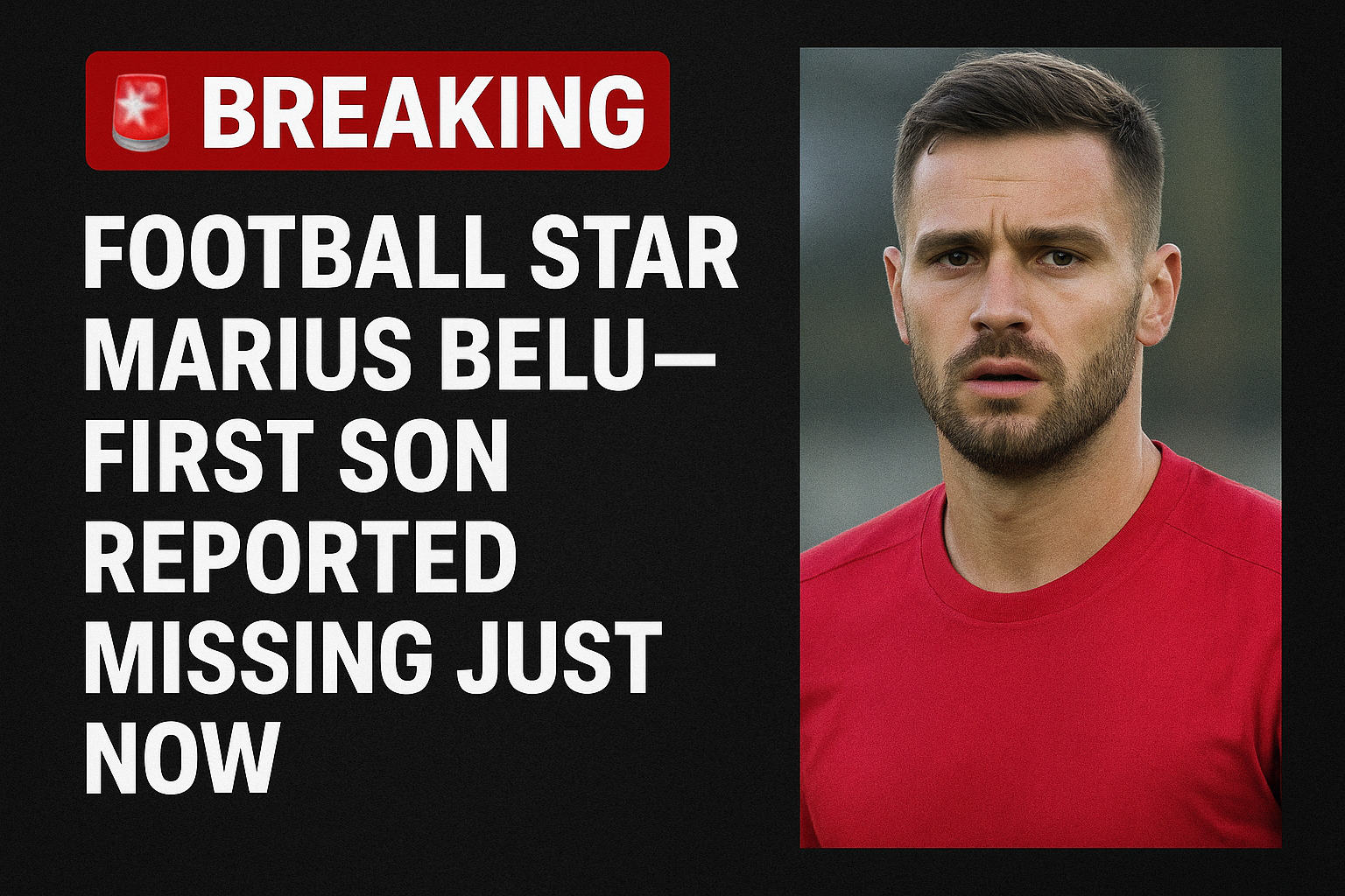 Breaking News: Daniel Bîrligea’s First Son Reported Missing…….. 
