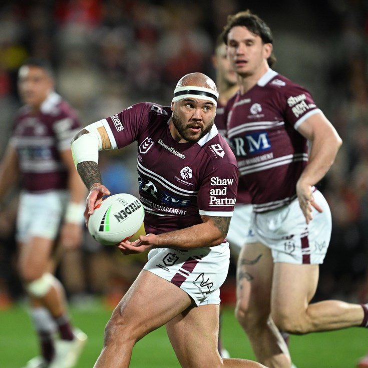 Done deal: Manly Sea Eagles and MANN Group have made it official..