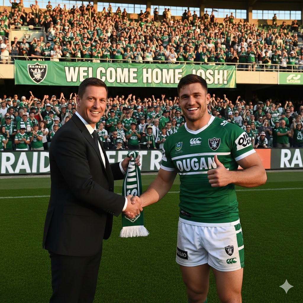 Official: Josh Dugan Joins Canberra Raiders in Blockbuster Move from Cronulla Sharks …..