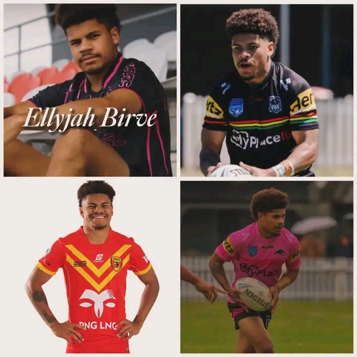 Penrith Panthers SG Ball halfback Ellyjah Birve is an 18-year-old former Sunshine Coast-based rugby league player. The talented pivot of PNG and Torres Strait Islander heritage, he previously played for the QLD PNG Kokomos and is currently thriving in the Panthers Pathways system.  Definitely a player to watch…..