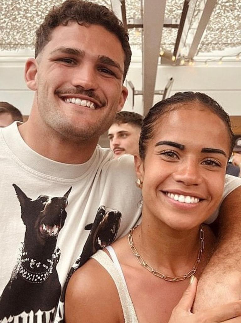 CONGRATULATIONS: Penrith Panthers halfback long time girlfriend  Mary Fowler celebrate her boyfriend Nathan Cleary as he gift her a brand new car on their….