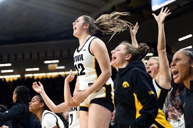 Just Now: Iowa Hawkeyes female basketball are bringing him back…..