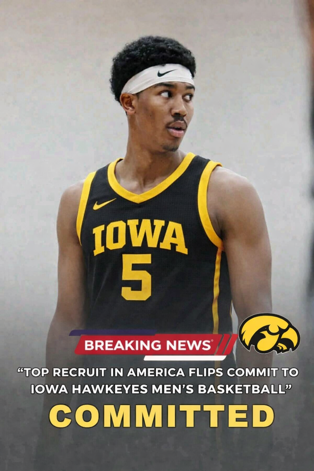 LATEST NEWS: Top recruit in America has officially flipped his commitment to join the Iowa Hawkeyes after an intense battle with multiple powerhouse programs, delivering a massive boost to Hawkeyes and elevating their championship ambitions. His decision to choose marks one of the most shocking and impactful recruiting flips in recent years….