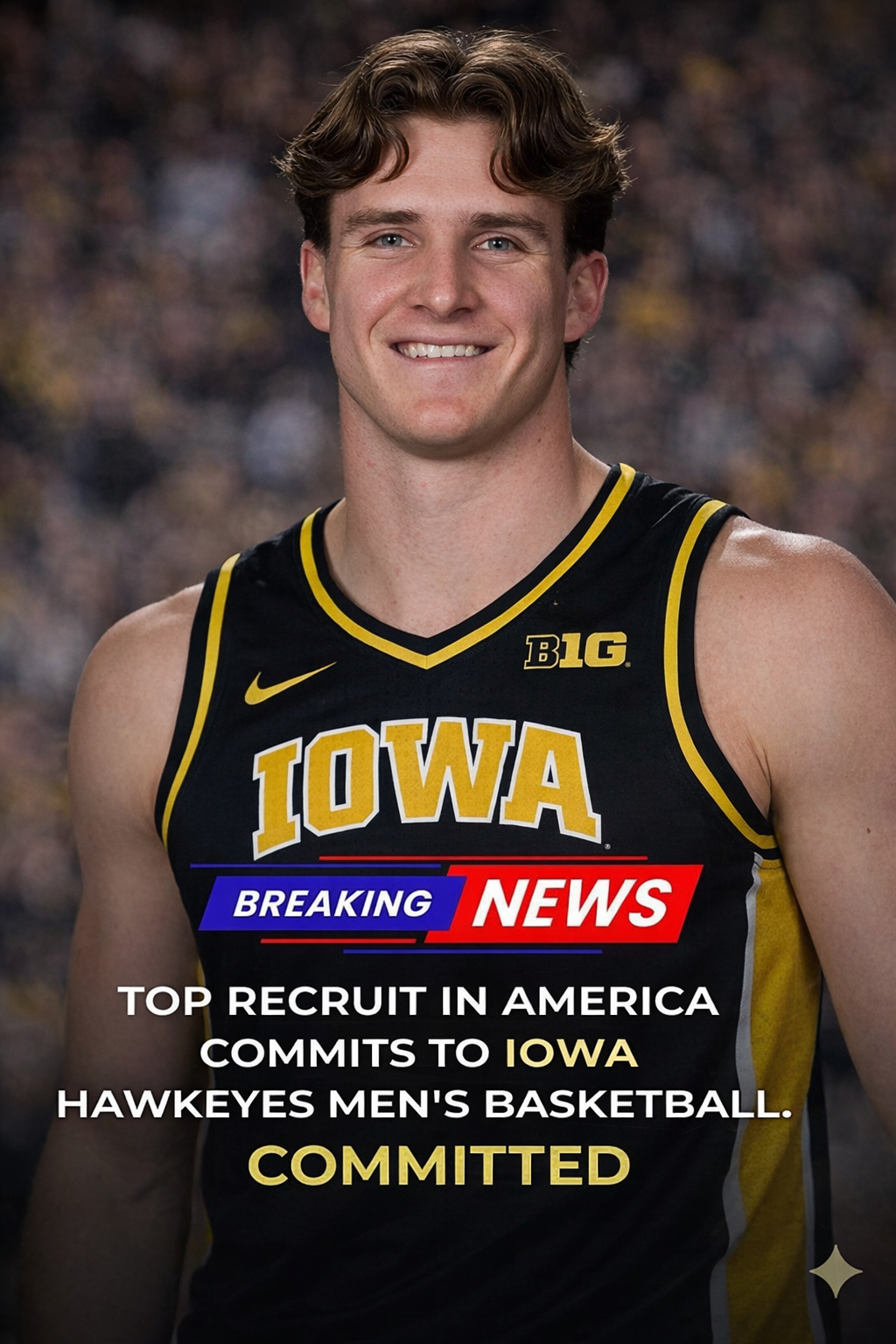 THE ULTIMATE NEWS: Top Recruit in America Flips Commitment to Iowa Hawkeyes men’s basketball…..